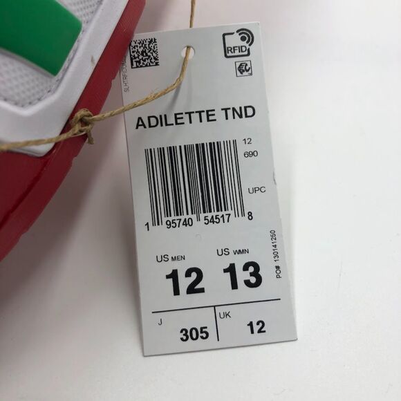 Adidas Slide Sandals Unisex Mens 12 Womens 13 Mexico NWT Adilette Slip On Shoes - Picture 10 of 14